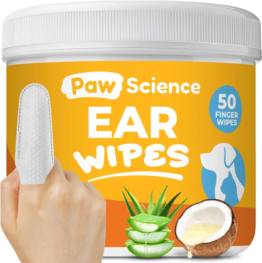 Dog Ear Cleaner Finger Wipes