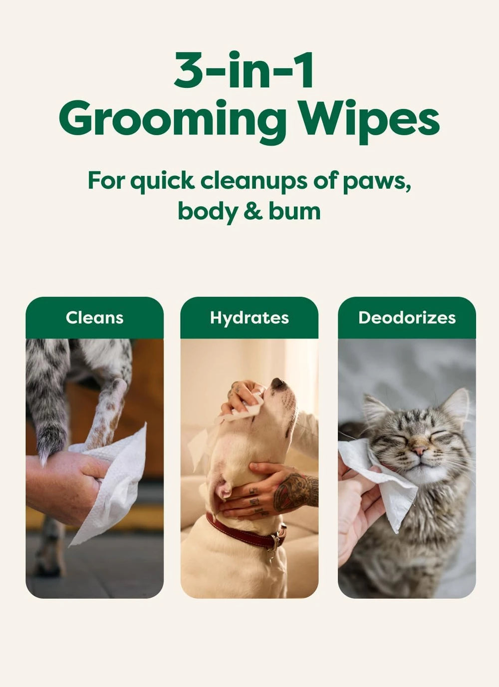 Earth Rated Dog Grooming Wipes