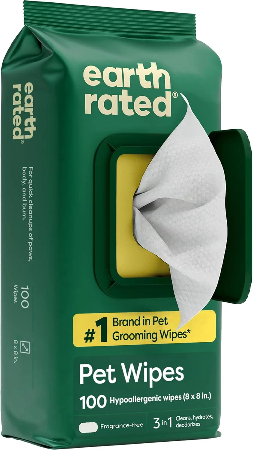 Earth Rated Dog Grooming Wipes